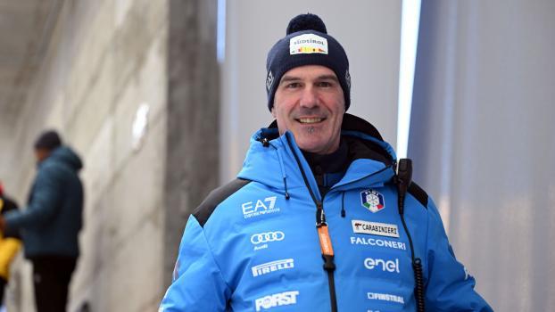 Armin Zöggeler, Cheftrainer der Kunstbahnrodler. © Foto Hermann Sobe / Hermann Sobe Medienservice HS