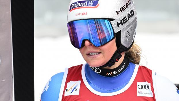 Corinne Suter hat es erwischt. © APA / BARBARA GINDL