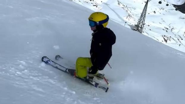 Der Sohn eines ehemaligen Weltklasse-Skifahrers sorgt für Staunen.