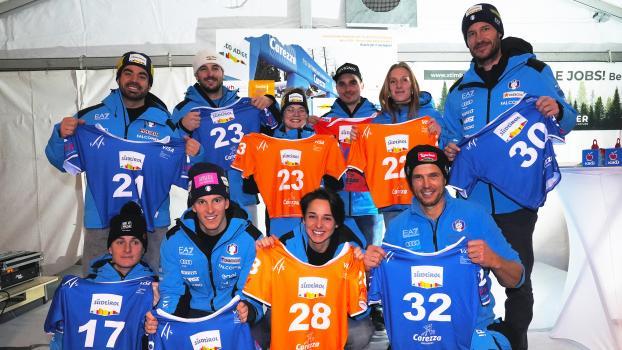 Die Startnummern für die Quali in Carezza. © Ivan Goller