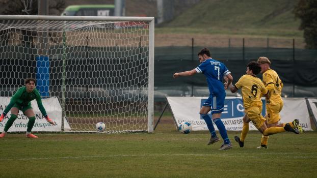 Edoardo Ghiotti had put Obermais in the lead. © Photos: Patrick Schwienbacher