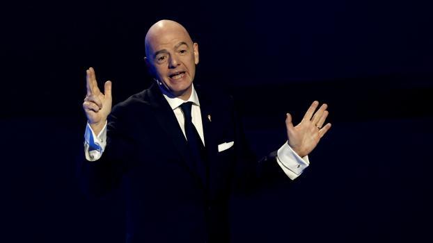 Für Gianni Infantinos setzte es einmal mehr viel Kritik. © ANSA / WILL OLIVER