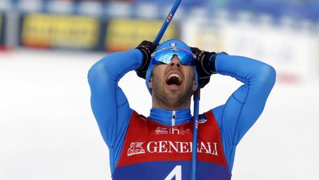 Groß war der Jubel bei Federico Pellegrino. © Pentaphoto