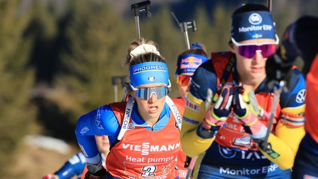 Hannah Auchentaller hatte ihren ersten und einzigen Einsatz in Hochfilzen. © Pierre TEYSSOT