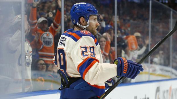 Leon Draisaitl scored a hat trick. © GETTY IMAGES NORTH AMERICA / CODIE MCLACHLAN