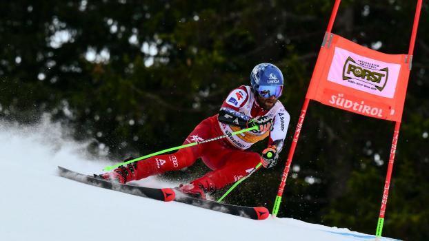 Marco Schwarz erwischte einen Traumlauf. © APA/afp / STEFANO RELLANDINI