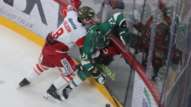 Max Gildon und der HCB drückten Ferencváros an die Wand. © Fradimedia