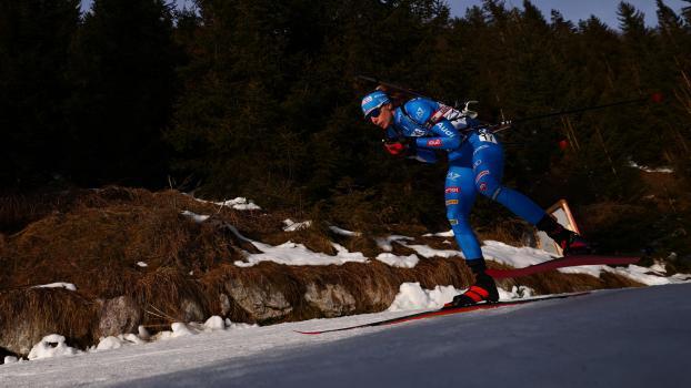 Michela Carrara sprintete aufs Podest. © ANSA / ANNA SZILAGYI