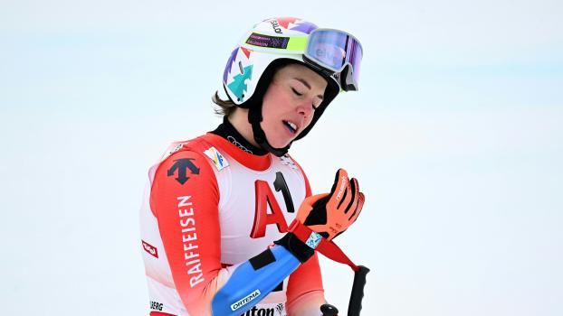 Michelle Gisin hat es übel erwischt. © APA / BARBARA GINDL