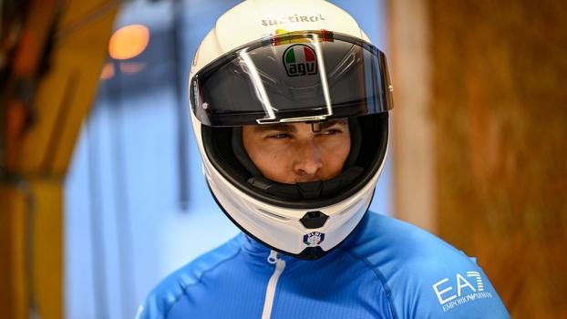 Patrick Baumgartner est en superbe forme. © Viesturs Lacis