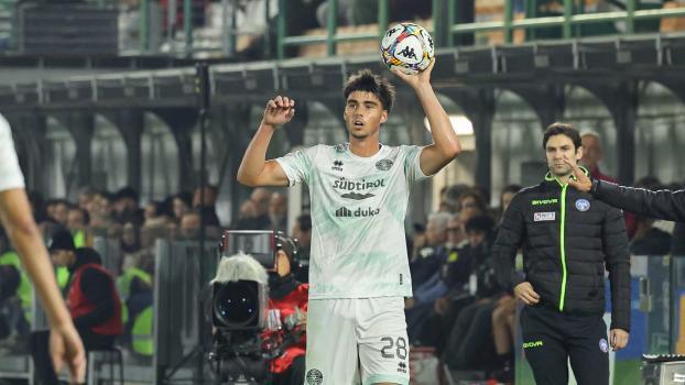 Raphael Kofler put in a strong performance in Monza. © FC Südtirol