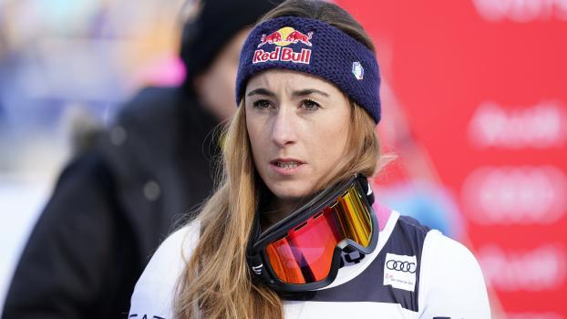 Ski superstar Sofia Goggia has had an emotional few hours. © Pentaphoto