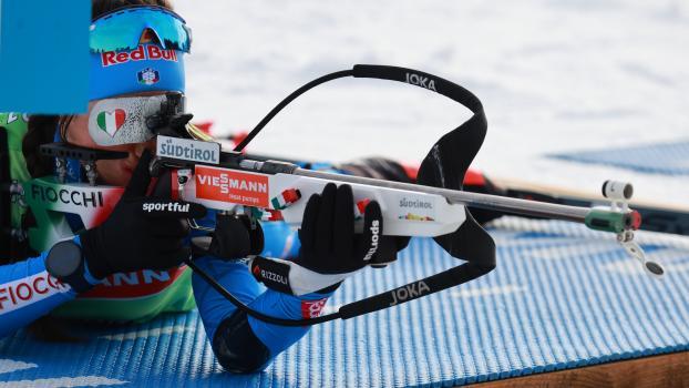 Strong in form: Dorothea Wierer. © Pierre Teyssot