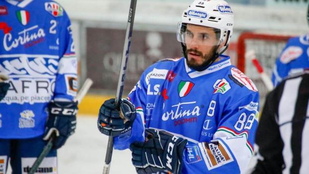 Von 2022 bis 2024 spielte Tommaso Traversa in Cortina. Am Montagabend kehrt mit seinem neuen Club zum Ex-Verein zurück.