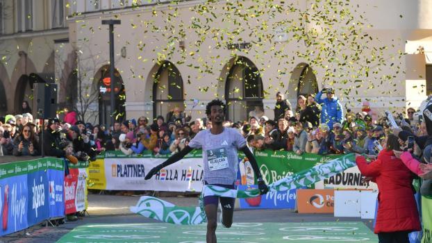 Yomif Kejelcha a triomphé lors de cette édition du BOclassic. © Sportissimus