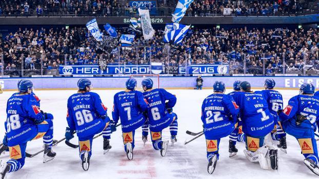 Der EV Zug und seine Fans reisen im Sommer nach Neumarkt. © Philipp Hegglin