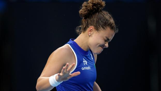 Jasmine Paolini et ses coéquipières ont dû se résigner à la défaite. © ANSA / RICHARD WAINWRIGHT