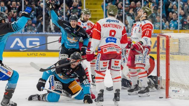 Linz jubelt, der HC Bozen ist geschlagen. © HANNES DRAXLER / HANNES DRAXLER