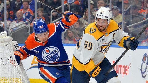 Nasvhilles Roman Josi dismantled the Edmonton Oilers. © APA / LEILA DEVLIN