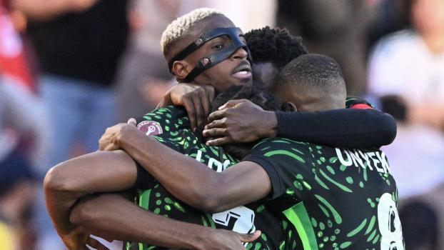 Victor Osihmen was the key to victory for Nigeria. © APA/afp / SEBASTIEN BOZON