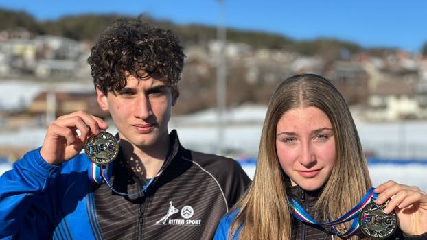 Andrea Iuliani (links) und Linda Fink trumpften auf.