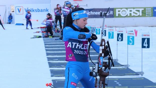 Birgit Schölzhorn in Aktion.