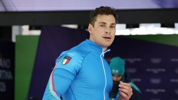 Bobpilot Patrick Baumgartner bei den Olympischen Spielen in Cortina. © FELICE CALABRO' / Felice Calabro'