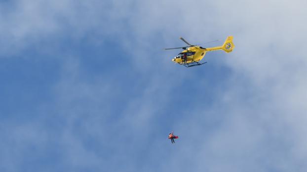 L'hélicoptère a dû être déployé à Garmisch (image d'illustration). © AFP / MARCO BERTORELLO