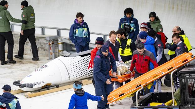 Jakob Mandlbauer geht es den Umständen entsprechend gut. © ANSA / JEAN-CHRISTOPHE BOTT