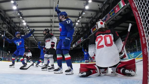 Matilde Fantin (Nummer 17) führte Italien gegen Japan zum Sieg. © APA/afp / TAO XIYI