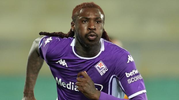 Moise Kean a fait applaudir la Fiorentina lors du derby contre Pise. © ANSA / CLAUDIO GIOVANNINI