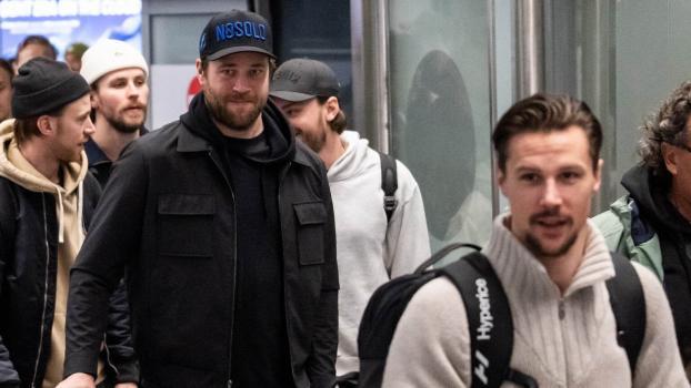 Sie treffen am Mittwoch auf Italien: Victor Hedman und Erik Karlsson. © Tre Kronor