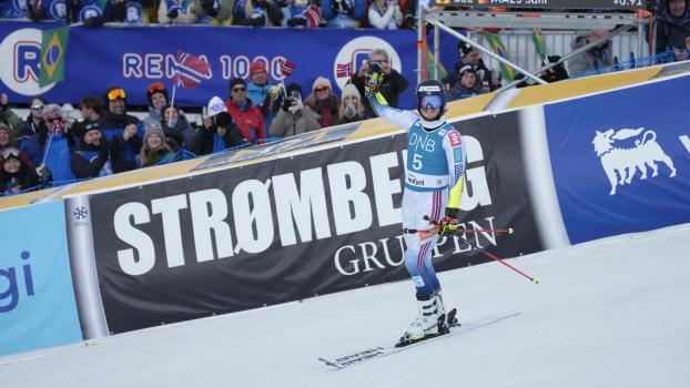 Atle Lie McGrath is on course after the first round. © APA/afp / CORNELIUS POPPE