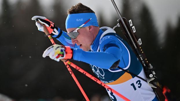 Biathlon-Star Lukas Hofer verpasste das Podest nur knapp. © ANSA / MARTIN METELKO