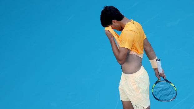 Carlos Alcaraz ist ausgeschieden. © GETTY IMAGES NORTH AMERICA / MATTHEW STOCKMAN