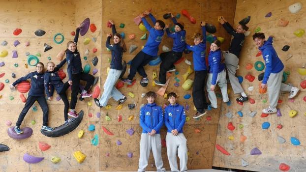 Die Südtiroler Kletterer und Klettererinnen.