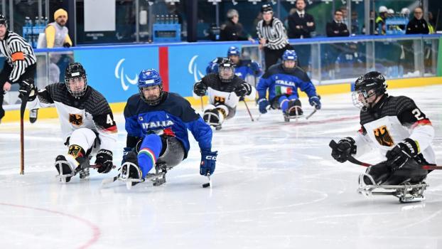 Italien bezwang Deutschland mit 5:2. © Masi GMT CIP