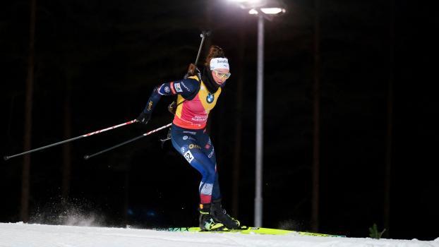 Lou Jeanmonnot und Co. erlebten einen relativ enttäuschenden Tag. © APA/afp / MINNA RAITAVUO