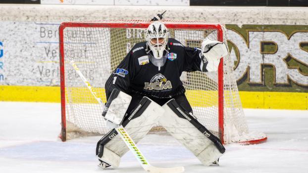 Meran-Goalie Andy Bernard. © BK Photo
