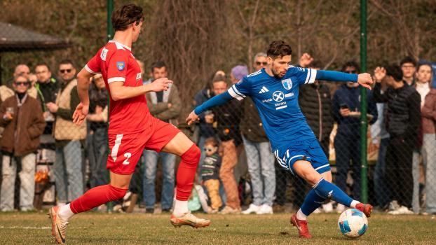 Nikolas Spalek (right) is aiming for Obermais to stay in the league.
