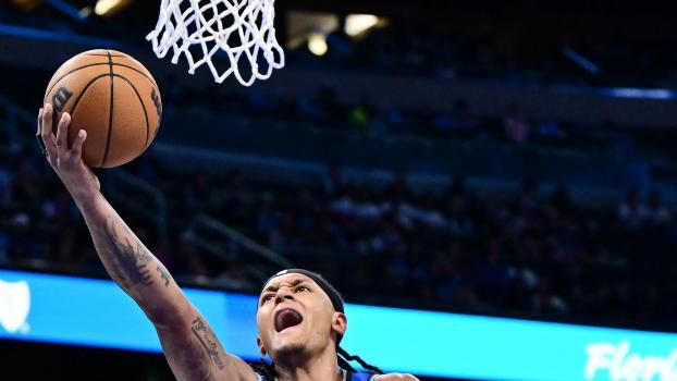 Paolo Banchero lieferte 33 Punkte für die Magic. © APA / JULIO AGUILAR