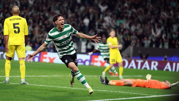 Rafael Nel schoss das 5:0. © APA/afp / PATRICIA DE MELO MOREIRA