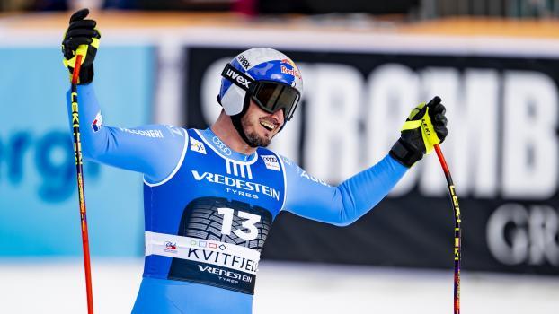 Ski-Ass Dominik Paris ist im Finale mit dabei. © ANSA / JEAN-CHRISTOPHE BOTT