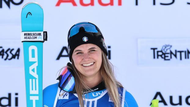 Strahlte über das ganze Gesicht: Laura Pirovano © Pentaphoto