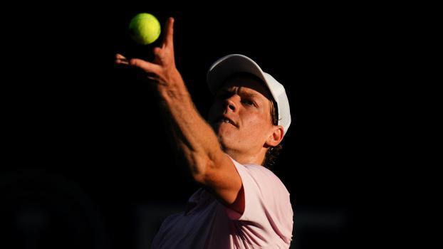 Fully focused – that's Jannik Sinner's motto before the Miami quarterfinals. © APA / RICH STORRY