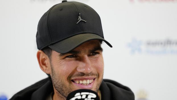 Carlos Alcaraz schlägt diese Woche in Barcelona auf. © ANSA / Alejandro Garcia