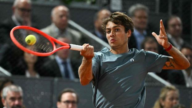 Cobolli was eliminated by Zverev in Madrid. © APA/afp / JAVIER SORIANO