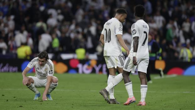 Die Real-Stars waren geknickst. © ANSA / JUANJO MARTIN