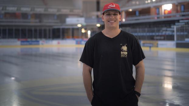 In der Sparkasse Arena daheim: Stürmer Matt Bradley. © det