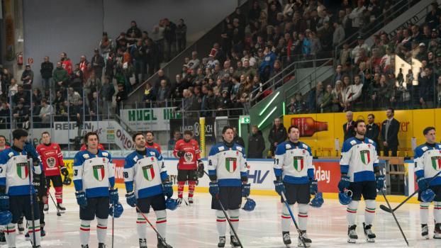 L'Italie et l'Autriche s'affrontaient à Feldkirch. © ÖEHV/Christian Rothmund